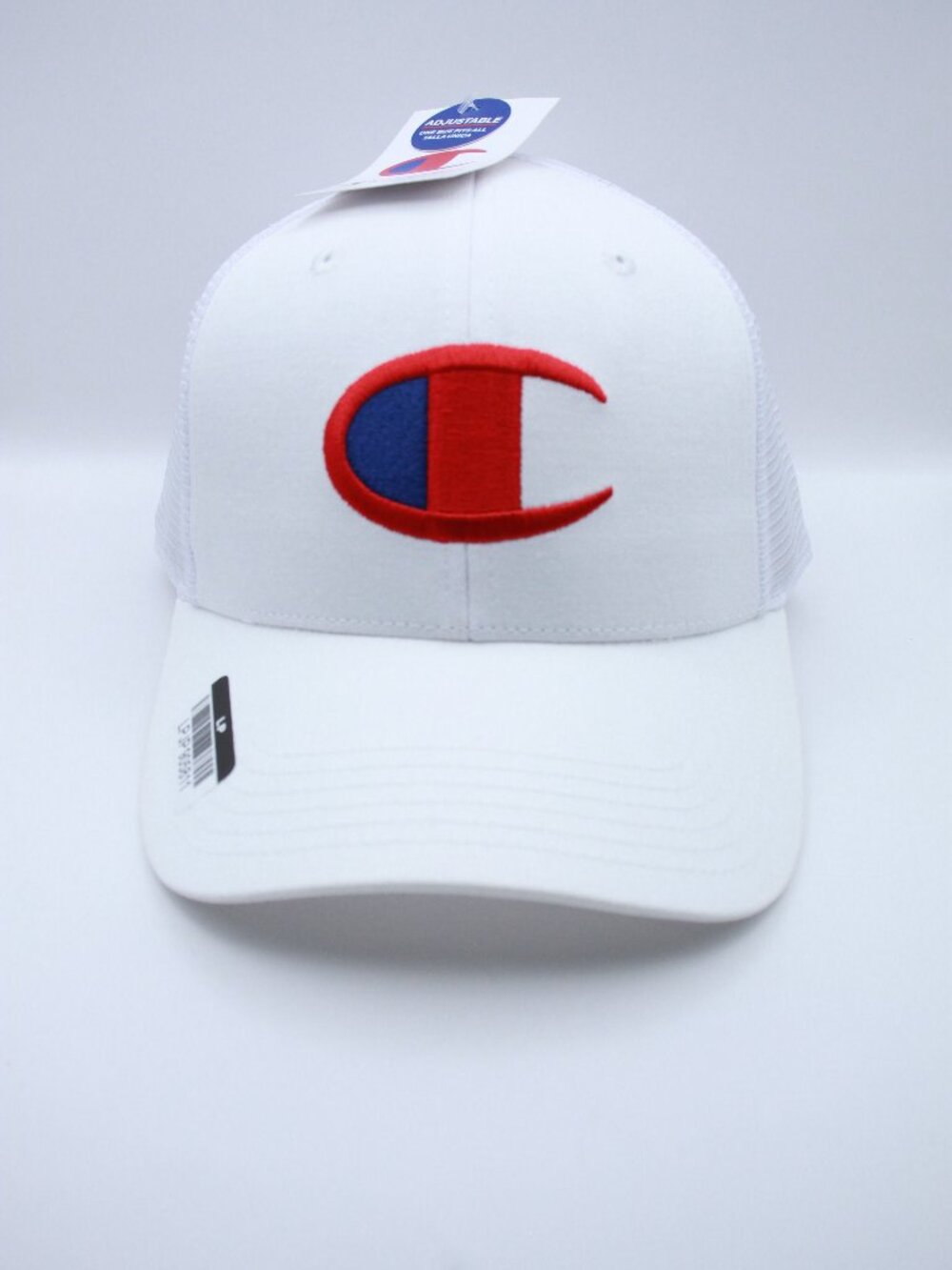 Men's Champion Logo Snapback Trucker Hat White
